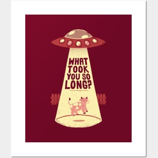 Why Did You Took So Long Alien Funny T-shirt Posters and Art